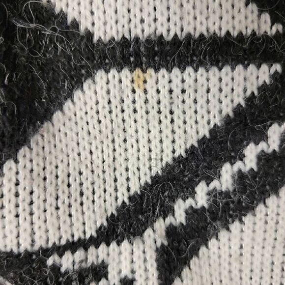 Ugly Christmas Sweater Winner Gray White Snowflake - Picture 3 of 5